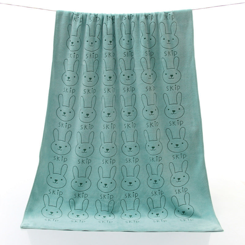 Microfiber dog drying towel – in use