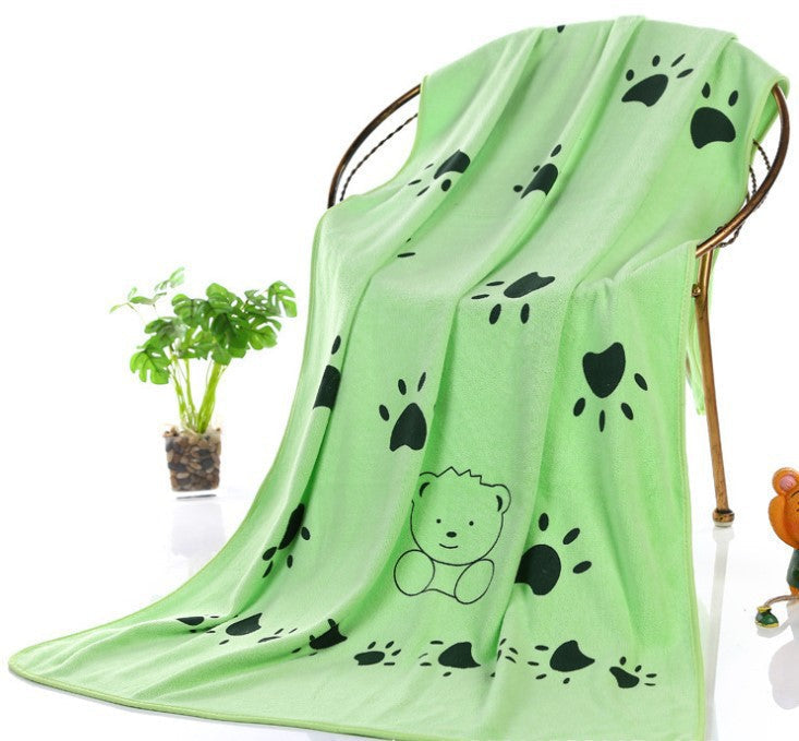 Large microfiber dog drying towel