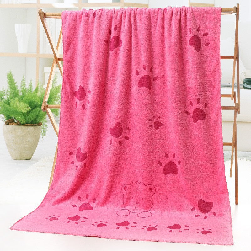 Microfiber dog drying towel – alternate view