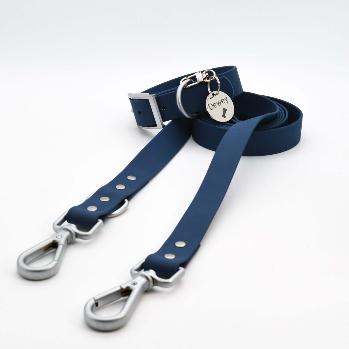 Waterproof Collar, Leash & Tag Set